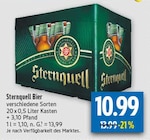Bier im Angebot bei diska in Oschatz Bier Angebote von Sternquell bei diska Oschatz für 10,99 €