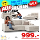 Seats and Sofas Düren - Sofia Ecksofa Angebot im Prospekt Sofia Ecksofa bei Seats and Sofas im Düren Prospekt für 999,00 €