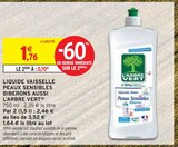 Liquide Vaisselle Peaux Sensibles Biberons Aussi - L'Arbre Vert en promo chez Intermarché Express Grenoble à 0,70 €