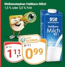 Haltbare Milch 1,5 % Fett im Angebot bei GLOBUS in Plauen Haltbare Milch 1,5 % Fett Angebote von Weihenstephan bei GLOBUS Plauen für 0,99 €