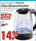 Glas-Wasserkocher im Angebot bei Wreesmann in Görlitz Glas-Wasserkocher Angebote von GOURMETmaxx bei Wreesmann Görlitz für 14,99 €