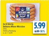 Delikatess Wiener Würstchen bei diska im Hof Prospekt für 5,99 €