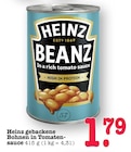 Gebackene Bohnen in Tomatensauce im Angebot bei E center in Offenbach Gebackene Bohnen in Tomatensauce Angebote von Heinz bei E center Offenbach für 1,79 €