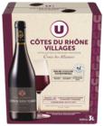 Côtes du Rhône Villages AOP Rouge Croix des Alliances - U en promo chez Super U Quimper à 11,19 €