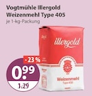 Weizenmehl Type 405 von Vogtmühle Illergold im aktuellen V-Markt Prospekt für 0,99 €