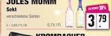 Sekt im Angebot bei EDEKA in Norderstedt Sekt Angebote von Jules Mumm bei EDEKA Norderstedt für 3,79 €