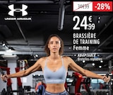 Brassière de Training Femme - UNDER ARMOUR à 24,99 € dans le catalogue Intersport