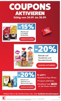 Brioche Angebot im Kaufland Prospekt, gültig von 21.09.2026 bis 23.09.2026 Brioche Angebot im aktuellen Kaufland Prospekt auf Seite 66