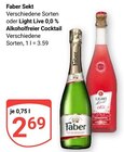 Sekt Angebote von Faber bei GLOBUS Jena für 2,69 €
