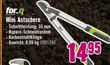 Mini Astschere von  im aktuellen Hornbach Prospekt für 14,95 €