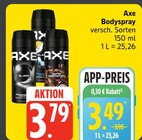 Bodyspray im Angebot bei E center in Elmshorn Bodyspray Angebote von Axe bei E center Elmshorn für 3,49 €