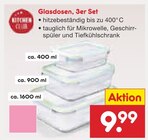 Glasdosen, 3er Set Angebote bei Netto Marken-Discount Halberstadt für 9,99 €