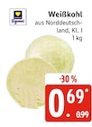 Weißkohl im Angebot bei EDEKA in Rostock Weißkohl Angebote bei EDEKA Rostock für 0,69 €