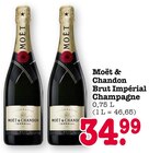 Brut Impérial Champagner Angebote von Moët & Chandon bei E center Weinheim für 34,99 €