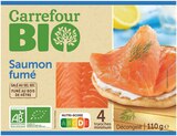 Saumon fumé - CARREFOUR BIO - Supermarchés Match à Calais Saumon fumé - CARREFOUR BIO en promo chez Supermarchés Match Calais à 5,25 €