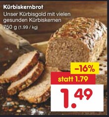 Kürbiskernbrot bei Netto Marken-Discount in Esslingen Kürbiskernbrot im Angebot bei Netto Marken-Discount Esslingen für 1,49 €
