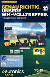EURONICS Prospekt „GENAU RICHTIG. UNSERE WM-VOLLTREFFER.“ für Ennepetal und Umgebung mit 8 Seiten EURONICS Prospekt für Ennepetal und Umgebung: „GENAU RICHTIG. UNSERE WM-VOLLTREFFER.“, 8 Seiten, 14.05.2026 - 20.05.2026