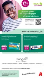 mea - meine apotheke Prospekt für Meldorf mit 4 Seiten mea - meine apotheke Prospekt für Meldorf: "Unsere Juni-Angebote", 4 Seiten, 01.06.2026 - 30.06.2026