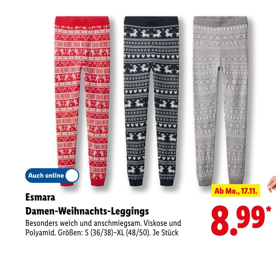 Damen-Weihnachts-Leggings