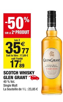 Scotch whisky - Carrefour Market à Conflans-Sainte-Honorine Scotch whisky en promo chez Carrefour Market Conflans-Sainte-Honorine à 35,77 €