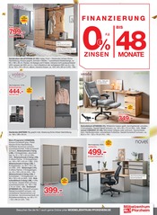 Schreibtisch im Möbelzentrum Pforzheim Prospekt in Karlsruhe Aktueller Möbelzentrum Pforzheim Prospekt mit Schreibtisch, "WIR FEIERN 48 JAHRE!", Seite 19