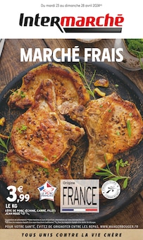 Prospectus Intermarché de la semaine "MARCHÉ FRAIS" avec 1 pages, valide du 23/04/2024 au 28/04/2024 pour Friville-Escarbotin et alentours