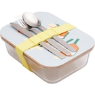 Boite de conservation + couverts - CARREFOUR HOME à 7,99 € dans le catalogue Carrefour