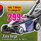 Akku-Rasenmäher „Easy Surge“ Angebote von Litheli bei Hornbach Karlsruhe für 299,00 €