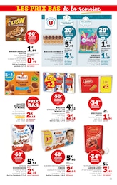 Offre Kinder Chocolat dans le catalogue Super U du moment à la page 11