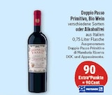 Primitivo Bio Wein oder Alkoholfrei von Doppio Passo bei Marktkauf im Angebot Primitivo Bio Wein oder Alkoholfrei von Doppio Passo im aktuellen Marktkauf Prospekt