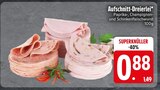 Aufschnitt-Dreierlei im Angebot bei EDEKA in Ravensburg Aufschnitt-Dreierlei Angebote bei EDEKA Ravensburg für 0,88 €