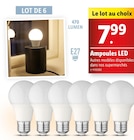 Ampoules LED en promo chez Lidl Paris à 7,99 €