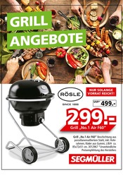 Aktueller Segmüller Möbel & Einrichtung Prospekt in Isen und Umgebung, "Grill Angebote" mit 1 Seite, 06.04.2024 - 04.08.2024