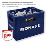 Biologisches Erfrischungsgetränk von Bionade für 8,99 € bei GLOBUS im Angebot Biologisches Erfrischungsgetränk von Bionade im aktuellen GLOBUS Prospekt