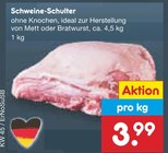 Aktuelle Hackfleisch Angebote bei Netto Marken-Discount in Jena Aktuelles Schweine-Schulter Angebot bei Netto Marken-Discount in Jena ab 3,99 €