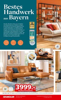 Couch im Segmüller Prospekt "Segmüller Highlight Angebote" mit 28 Seiten (Nürnberg)