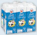 Lait UHT demi ecreme - U en promo chez U Express La Rochelle à 4,75 €