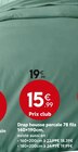 Drap housse percale 78 fils 140×190cm dans le catalogue Maxi Bazar