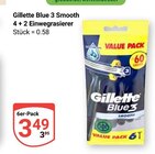 Blue 3 Smooth im Angebot bei GLOBUS in St. Ingbert Blue 3 Smooth Angebote von Gillette bei GLOBUS St. Ingbert für 3,49 €