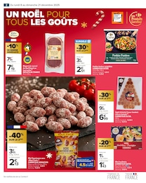 Prix et réduction Saucisse dans le prospectus Carrefour Market en cours Offre Saucisse dans le catalogue Carrefour Market du moment à la page 4