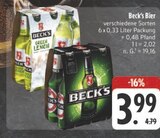 Green Lemon Angebote von Beck's bei E center Bamberg für 3,99 €