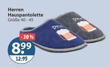 Herren Hauspantolette von  im aktuellen V-Markt Prospekt für 8,99 €