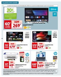 Offre TV Samsung dans le catalogue Auchan Hypermarché du moment à la page 48