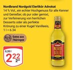 Eierlikör Advokat im Angebot bei GLOBUS in Weimar Eierlikör Advokat Angebote von Nordbrand Nordgold bei GLOBUS Weimar für 2,22 €