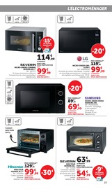 Promos Micro-Ondes Grill dans le catalogue "Hyper U" de Hyper U Micro-Ondes Grill en promo dans le catalogue Hyper U à la page 23