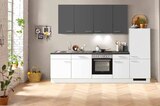 Küche Weiß mit Absetzung Grafit Angebote bei Segmüller Ingolstadt für 1.799,00 €