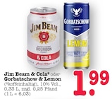 & Cola Angebote von Jim Beam bei E center Karlsruhe für 1,99 €