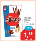 Mikado Sticks von LU für 1,39 € bei budni im Angebot Mikado Sticks von LU im aktuellen budni Prospekt