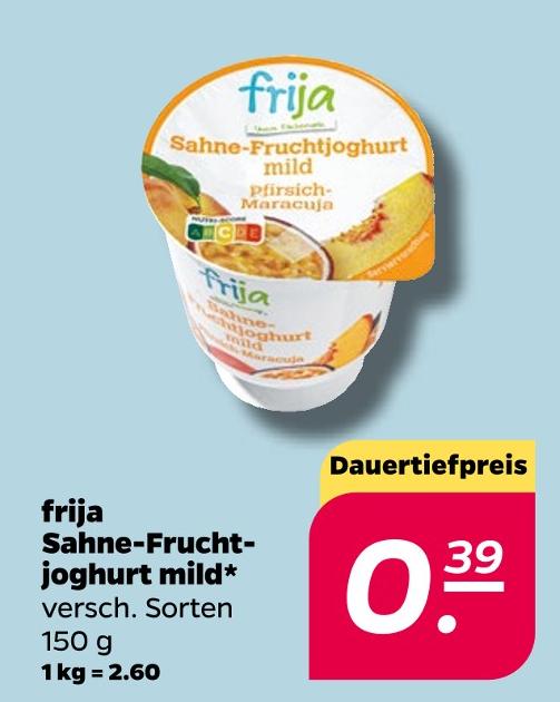 Sahne-Fruchtjoghurt mild