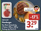 Hamburger bei ALDI SÜD im Rüsselsheim Prospekt für 3,29 €